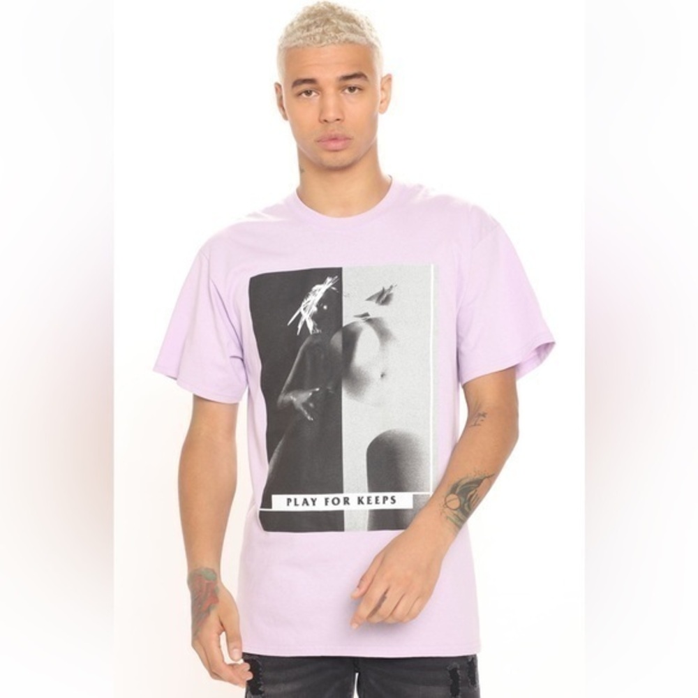 Fashion Nova Men Play For Keeps Graphic Tee